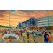 Hampden Park Stadium 'Going to the Match' Fine Art Print - Scotland International Football